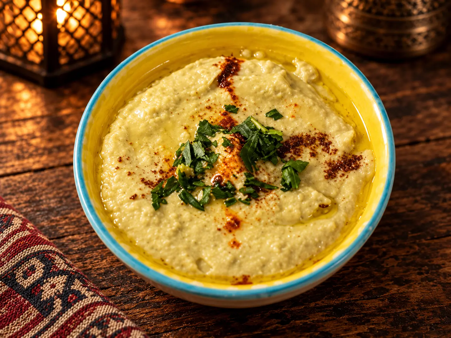 Hummus all'avocado