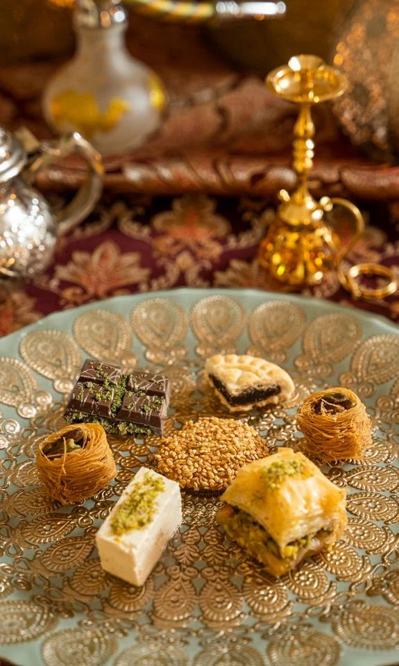 Degustazione di pasticceria orientale