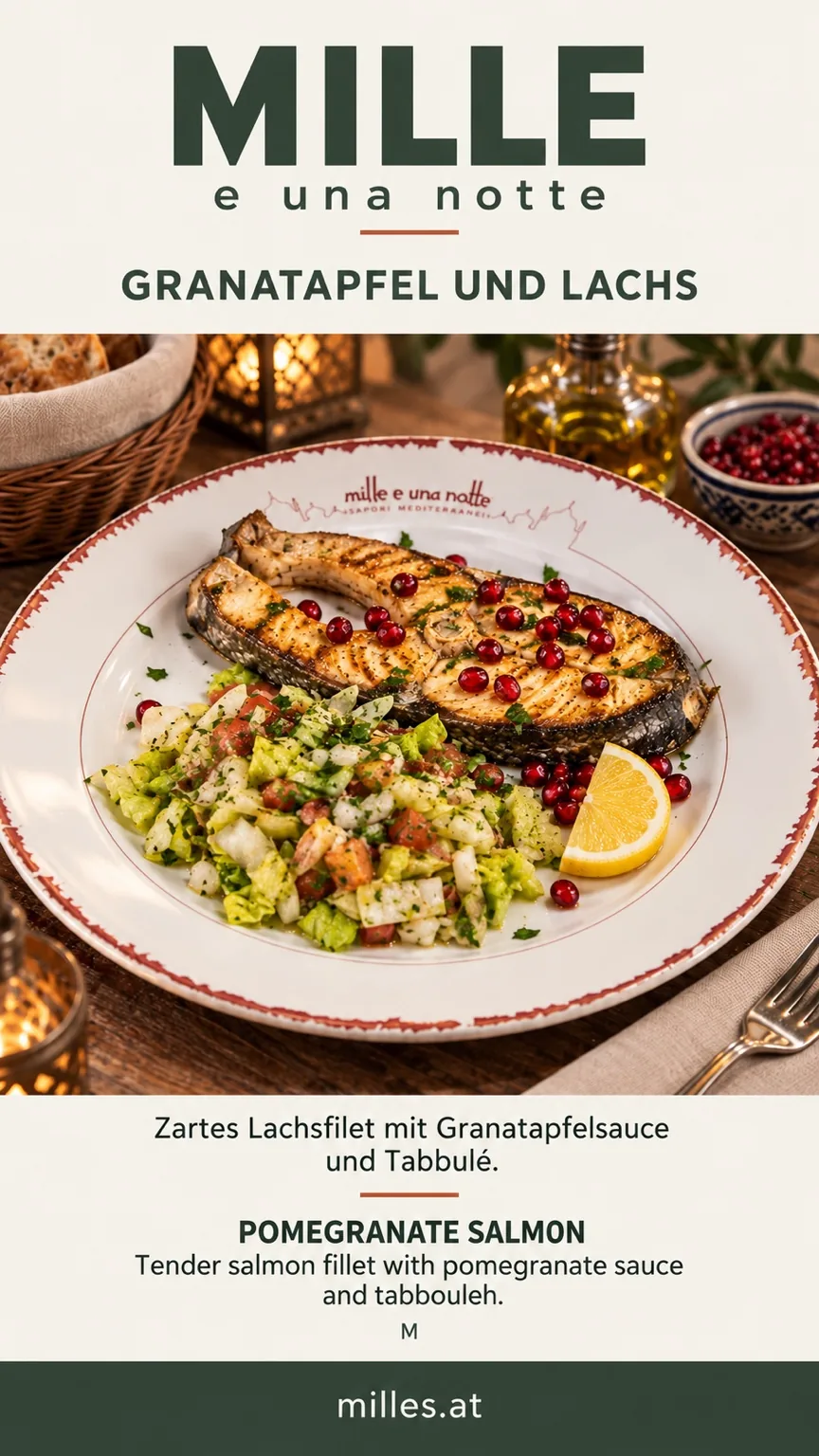 Salmone al melograno